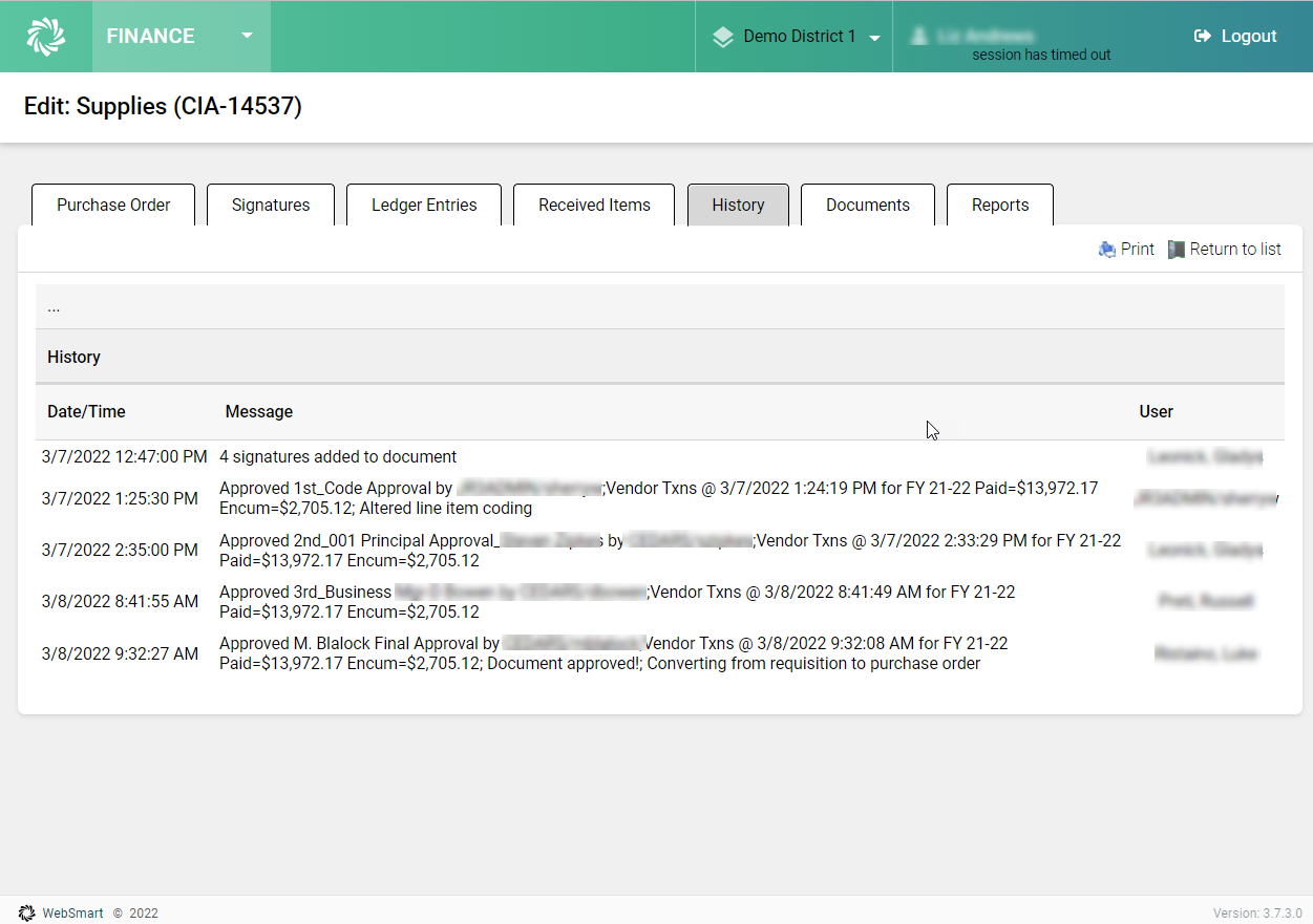 PUR About the Purchase Order Window